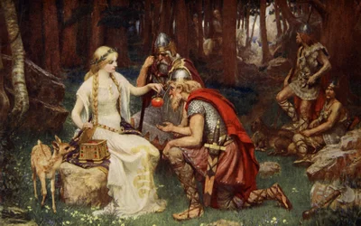 Idun et les Pommes, illustration de 